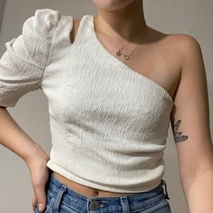 COPY - zara one shoulder top